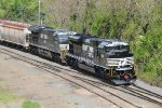 NS 1208 leading a train into Enola yard